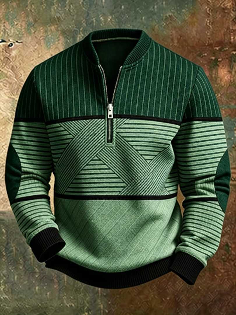 VICTOR | JERSEY ELEGANTE PARA HOMBRE CON MEDIA CREMALLERA