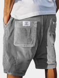 Pantalones cortos de terciopelo chic