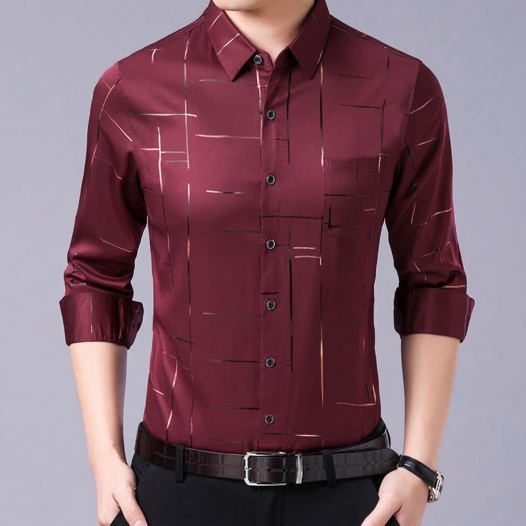 Dario | Camisa ligera sin plancha para hombre | Elegancia y comodidad sin esfuerzo ✨