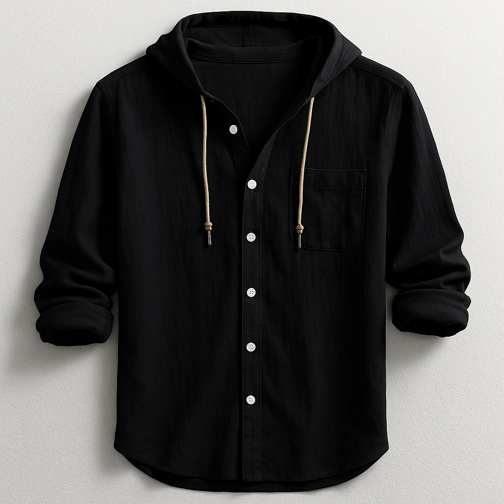 Camisa de lujo con capucha
