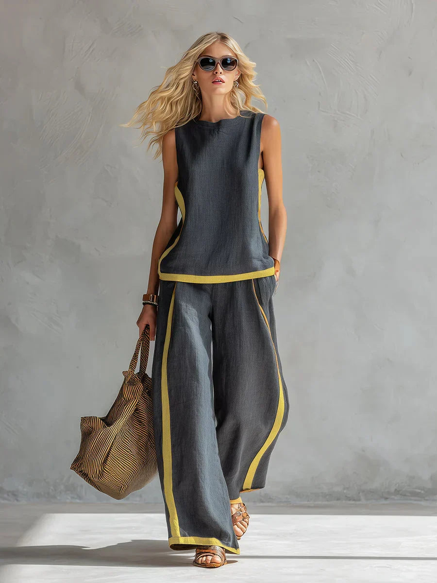Leila | Conjunto elegante de dos piezas