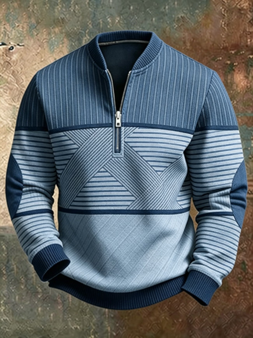 VICTOR | JERSEY ELEGANTE PARA HOMBRE CON MEDIA CREMALLERA