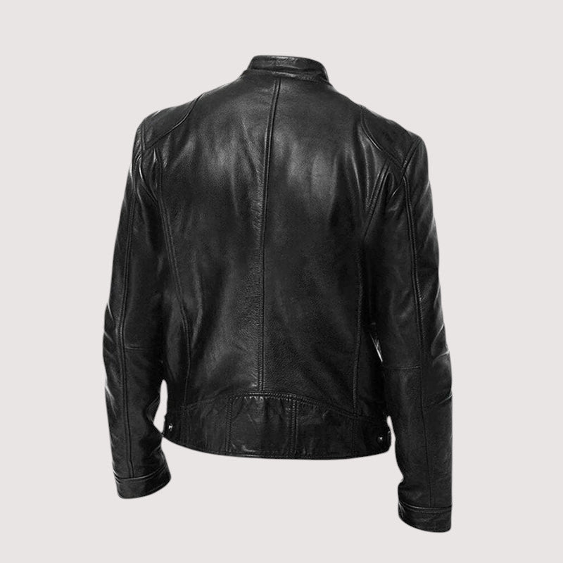 LAURENT MONACO | VESTE EN CUIR HAUT DE GAMME ÉLÉGANTE POUR HOMME