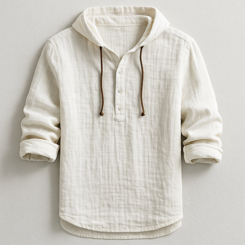Camisa de lujo con capucha
