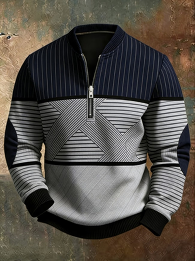 VICTOR | JERSEY ELEGANTE PARA HOMBRE CON MEDIA CREMALLERA
