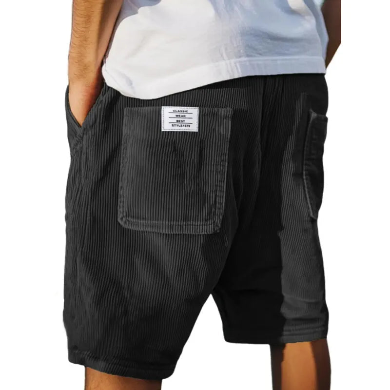 Pantalones cortos de terciopelo chic