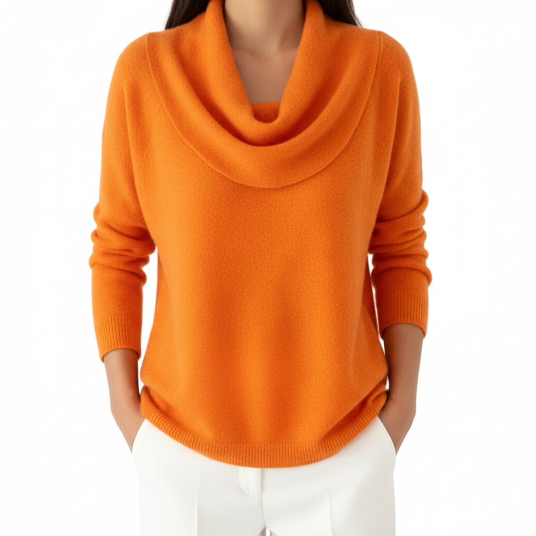 Ayla |  Jersey de cuello vuelto elegante y cómodo para mujer