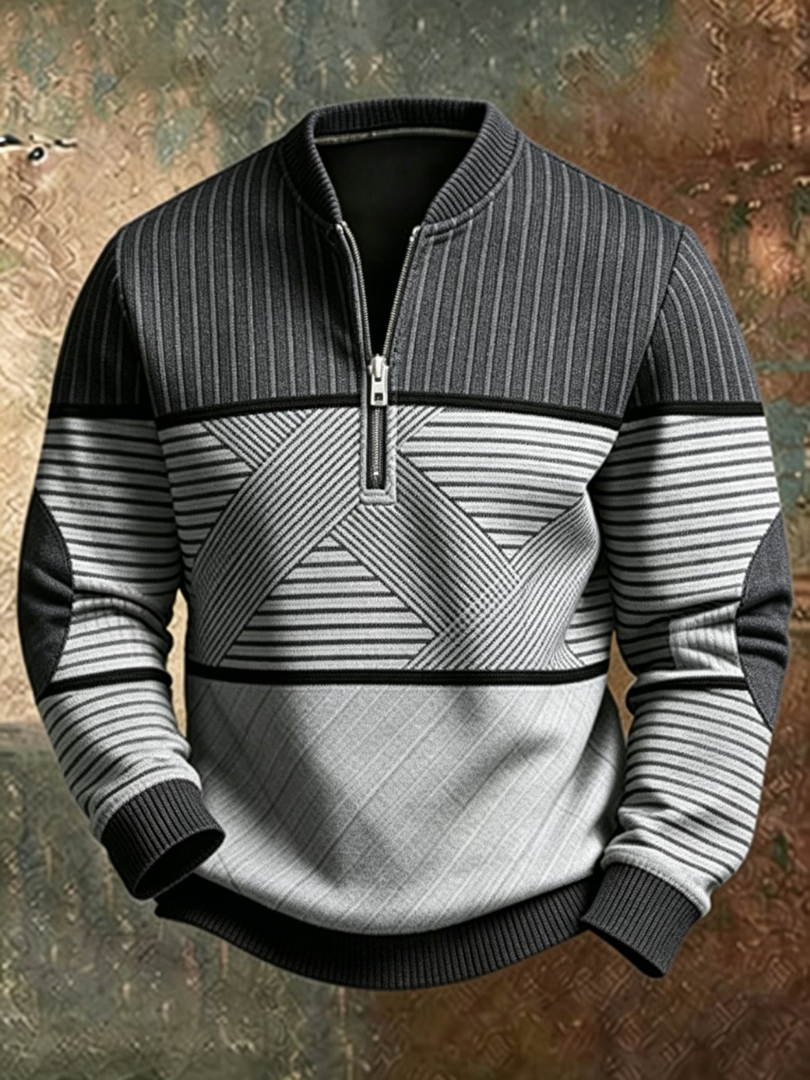 VICTOR | JERSEY ELEGANTE PARA HOMBRE CON MEDIA CREMALLERA