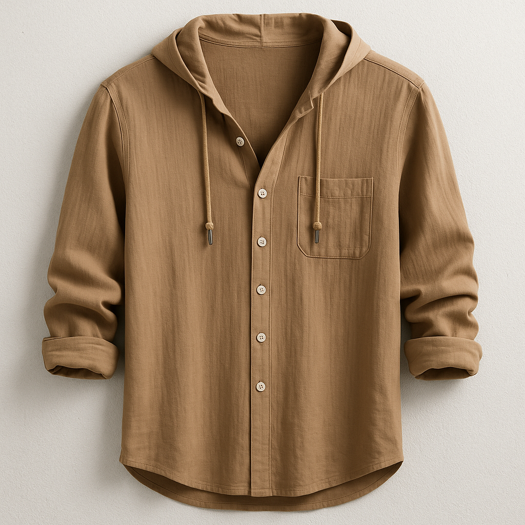 Camisa de lujo con capucha