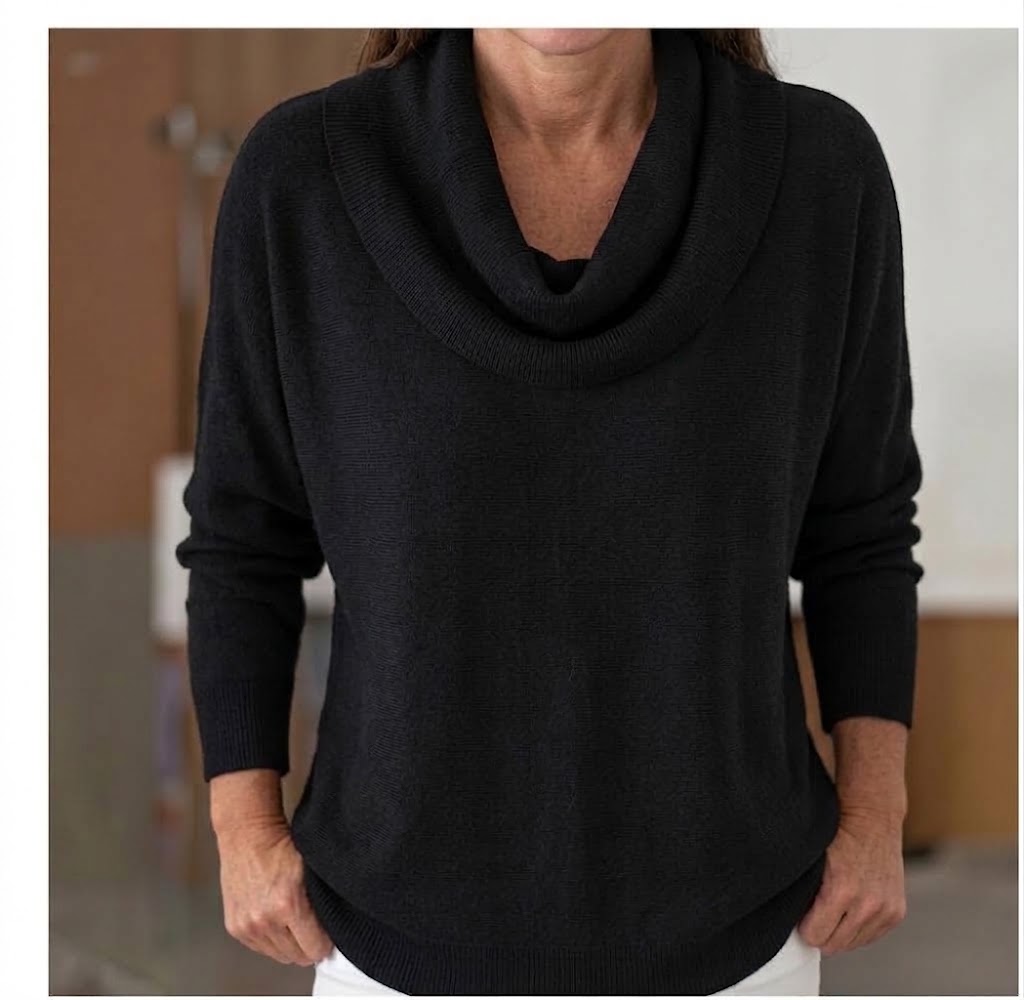 Ayla |  Jersey de cuello vuelto elegante y cómodo para mujer