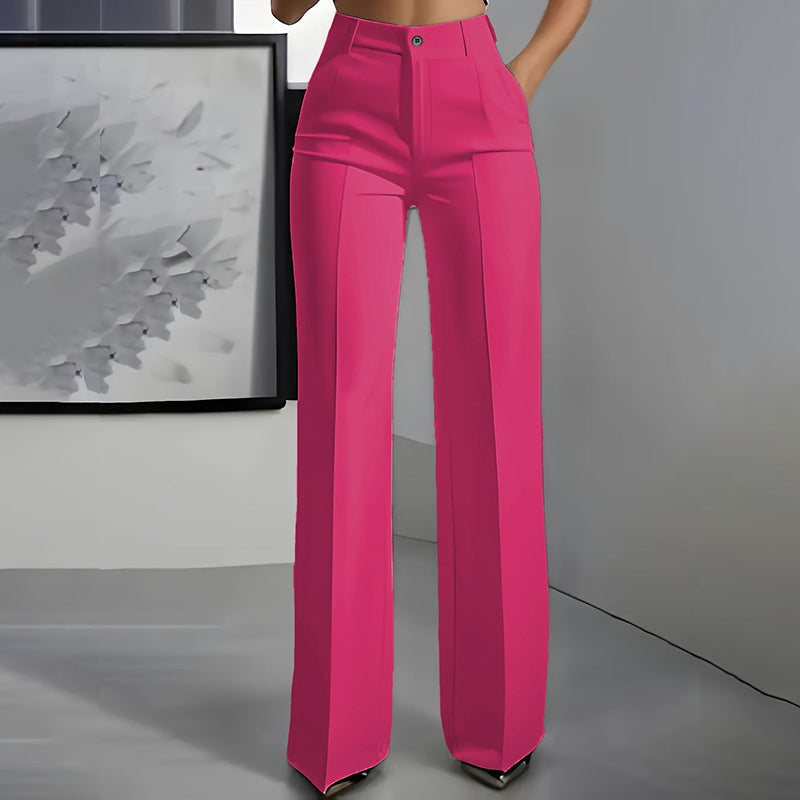 Leire | Pantalón de Vestir Mujer de Pierna Ancha – Elegante, Cómodo y Versátil.Oferta!!!