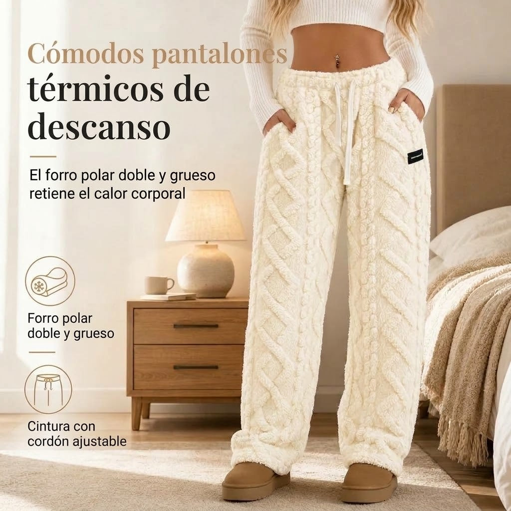 Melanie | Pantalón cómodo de mujer con forro cálido de franela