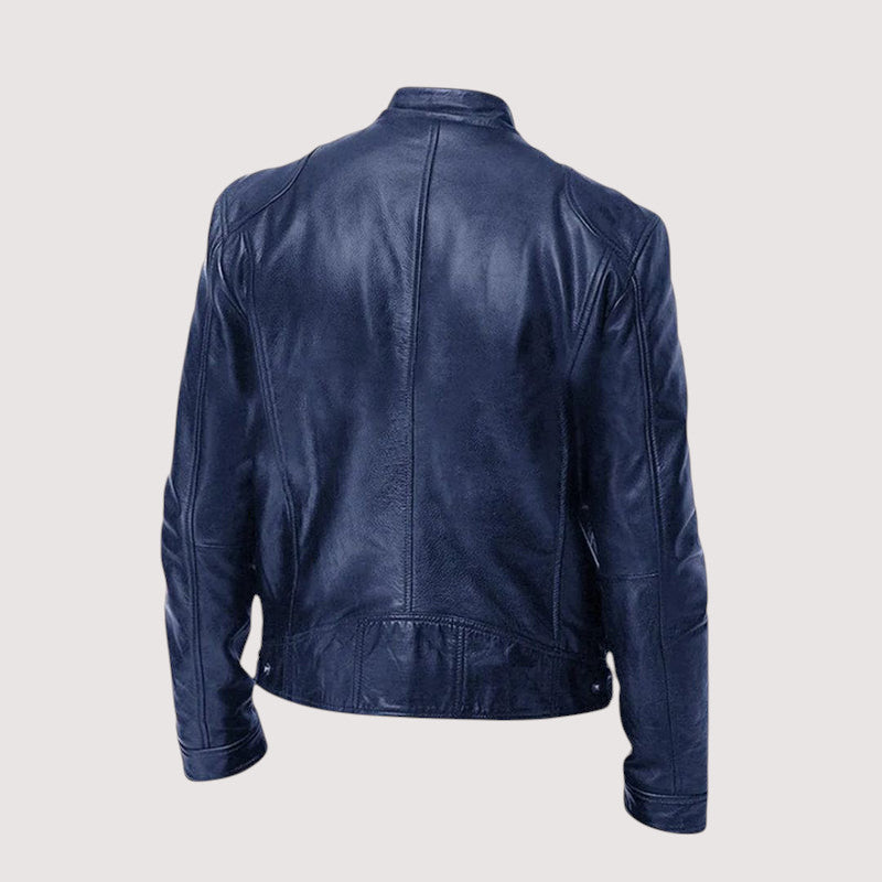LAURENT MONACO | VESTE EN CUIR HAUT DE GAMME ÉLÉGANTE POUR HOMME