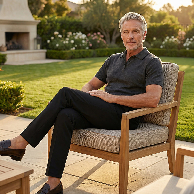 Pantalón clásico informal de gran elasticidad para hombre