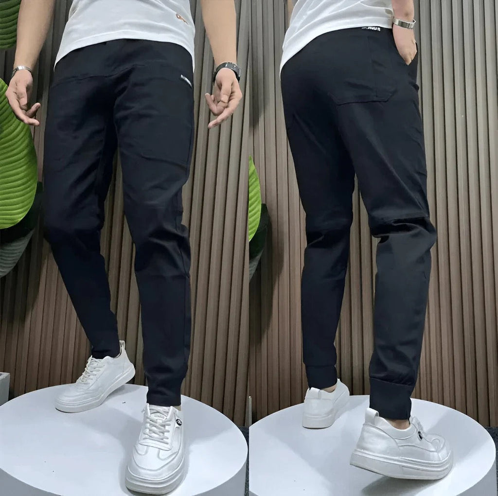 LAURENT MONACO | PANTALON CARGO ÉLASTIQUE POUR HOMME PREMIUM