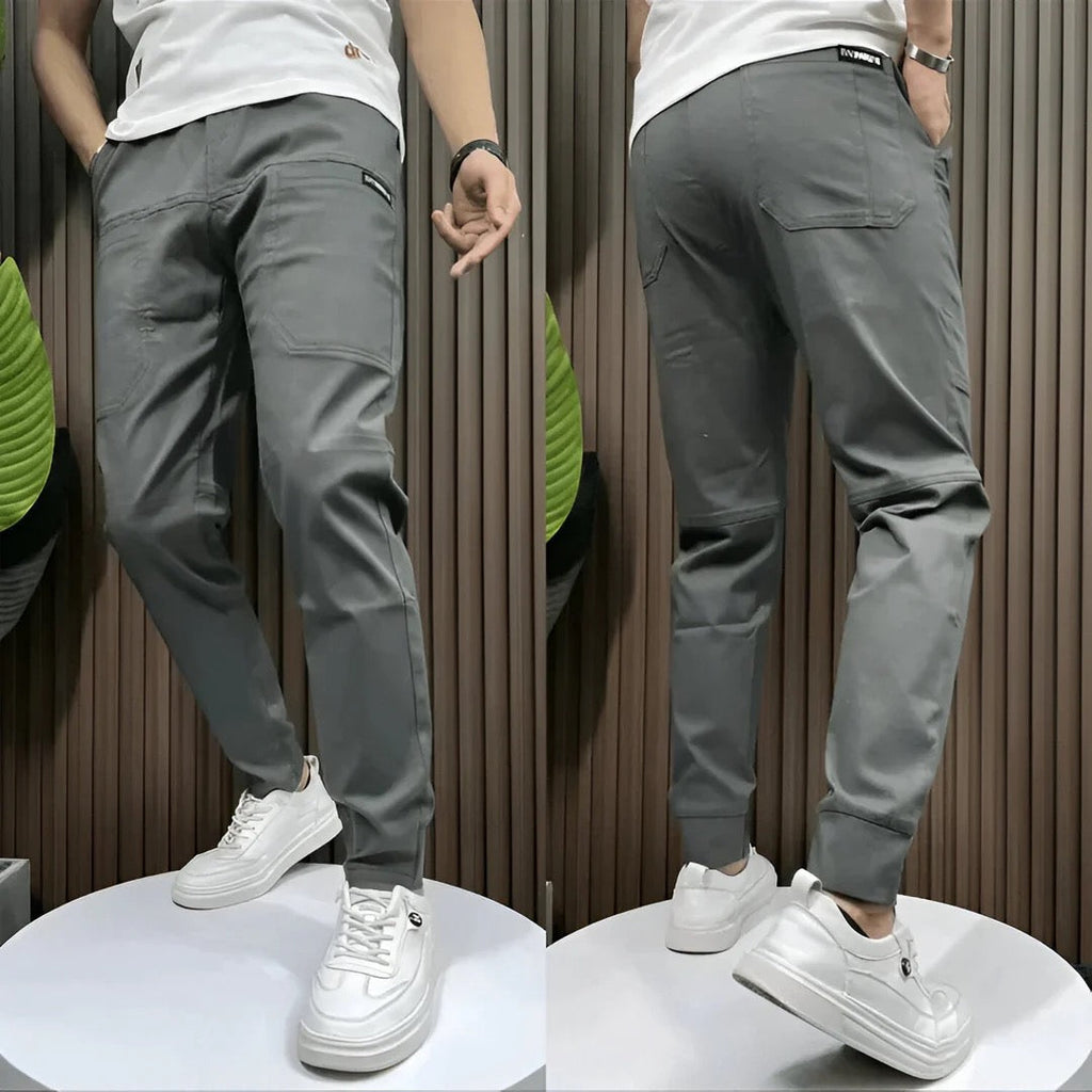 LAURENT MONACO | PANTALON CARGO ÉLASTIQUE POUR HOMME PREMIUM