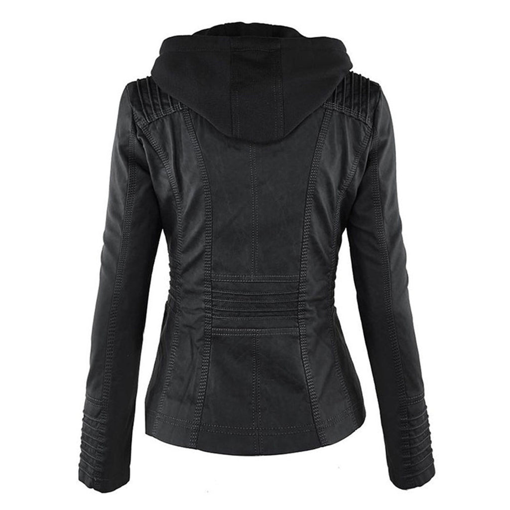 Flavia | Chaqueta de Cuero Robusta y Elegante
