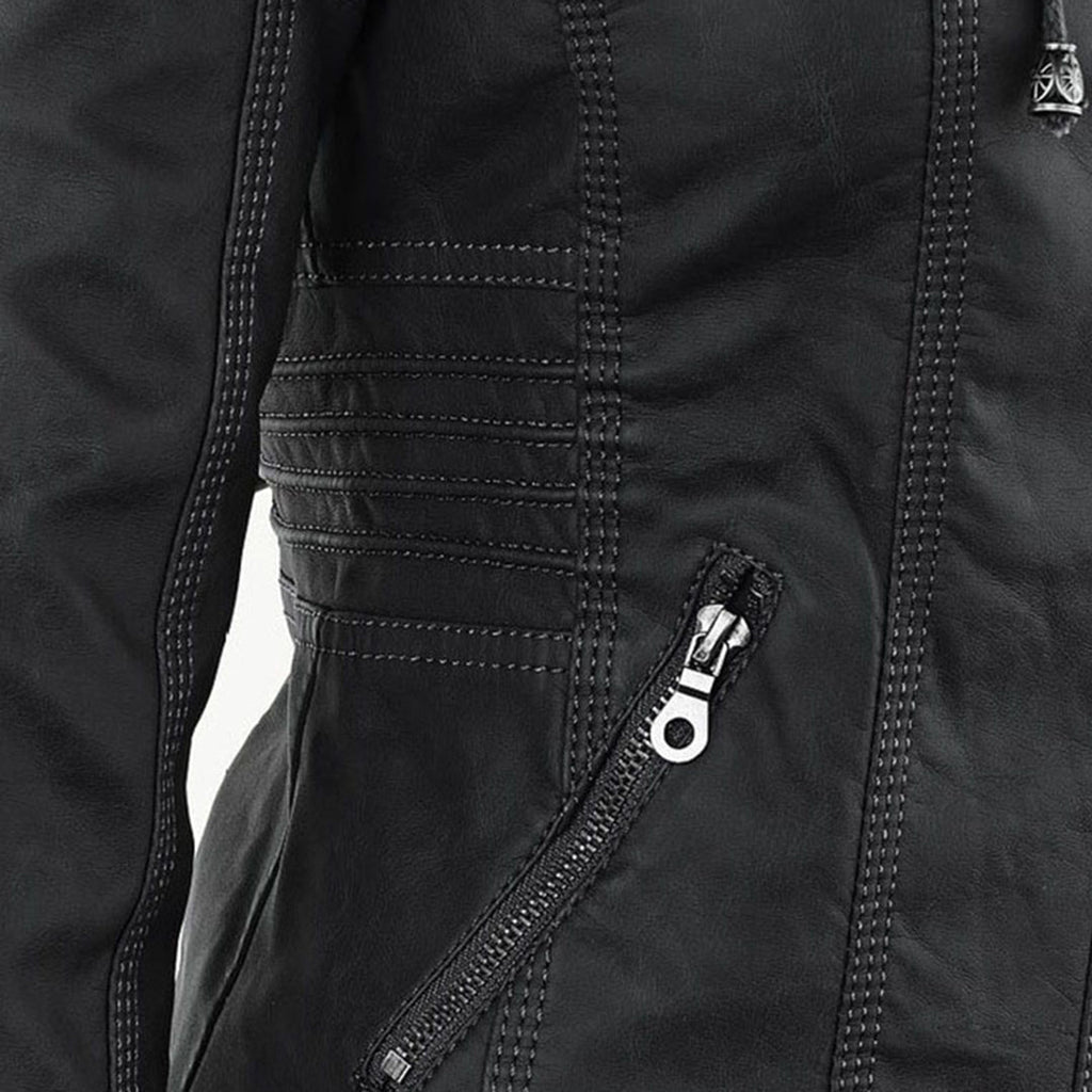 Flavia | Chaqueta de Cuero Robusta y Elegante