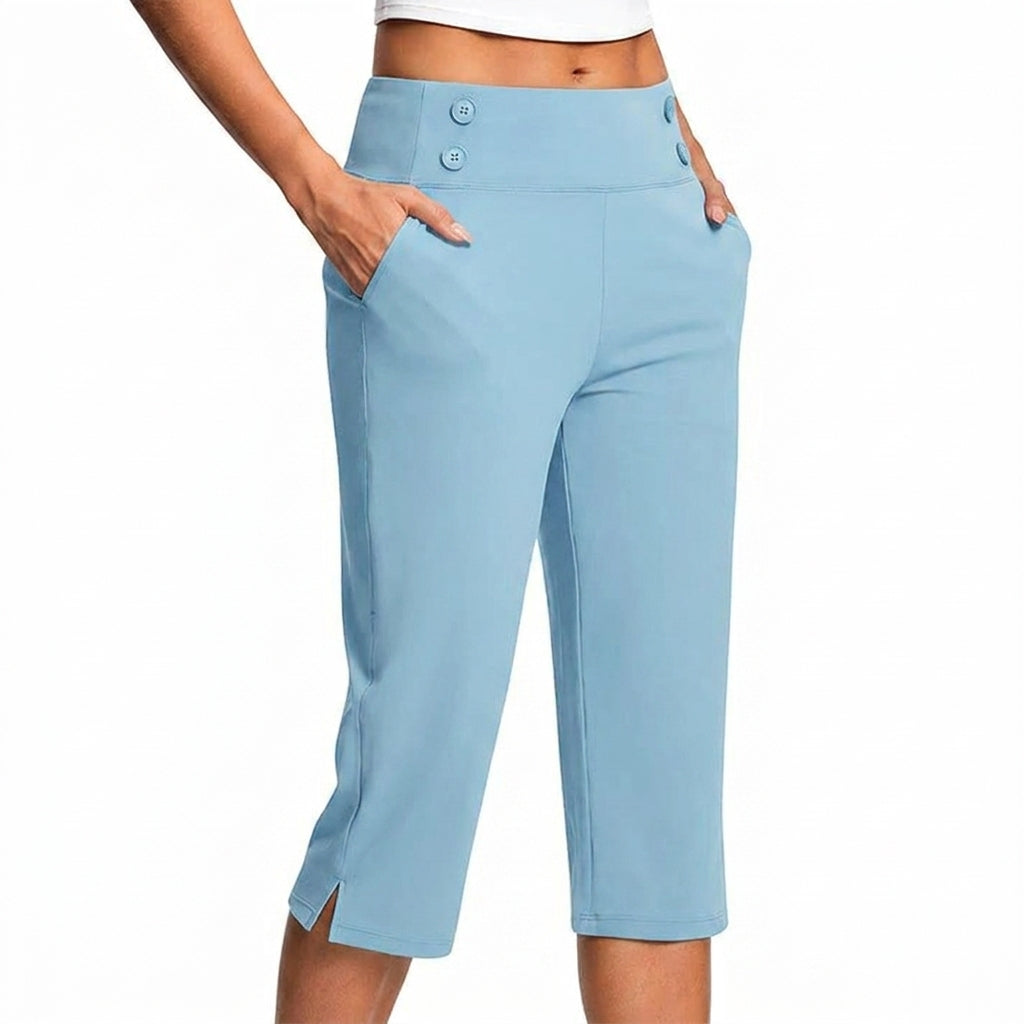 Pantalones de yoga elegantes con efecto moldeador