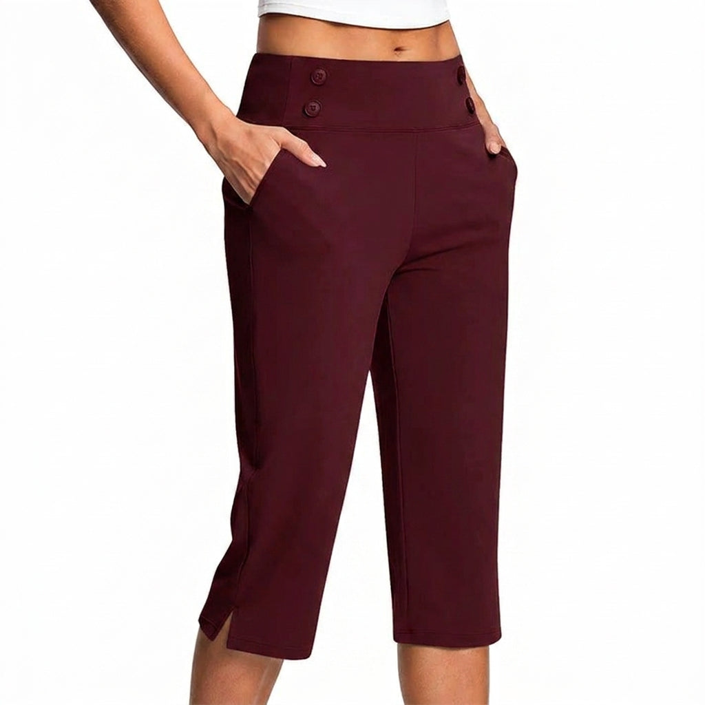 Pantalones de yoga elegantes con efecto moldeador