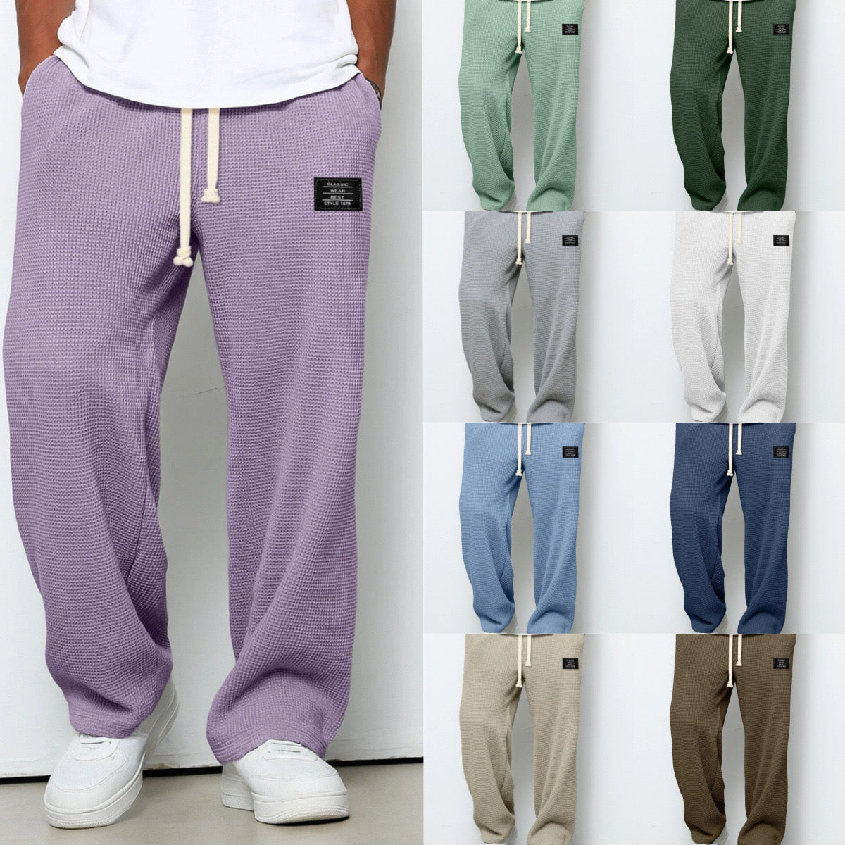 LAURENT MONACO | PANTALONS POUR HOMMES À COUPE CONFORTABLE