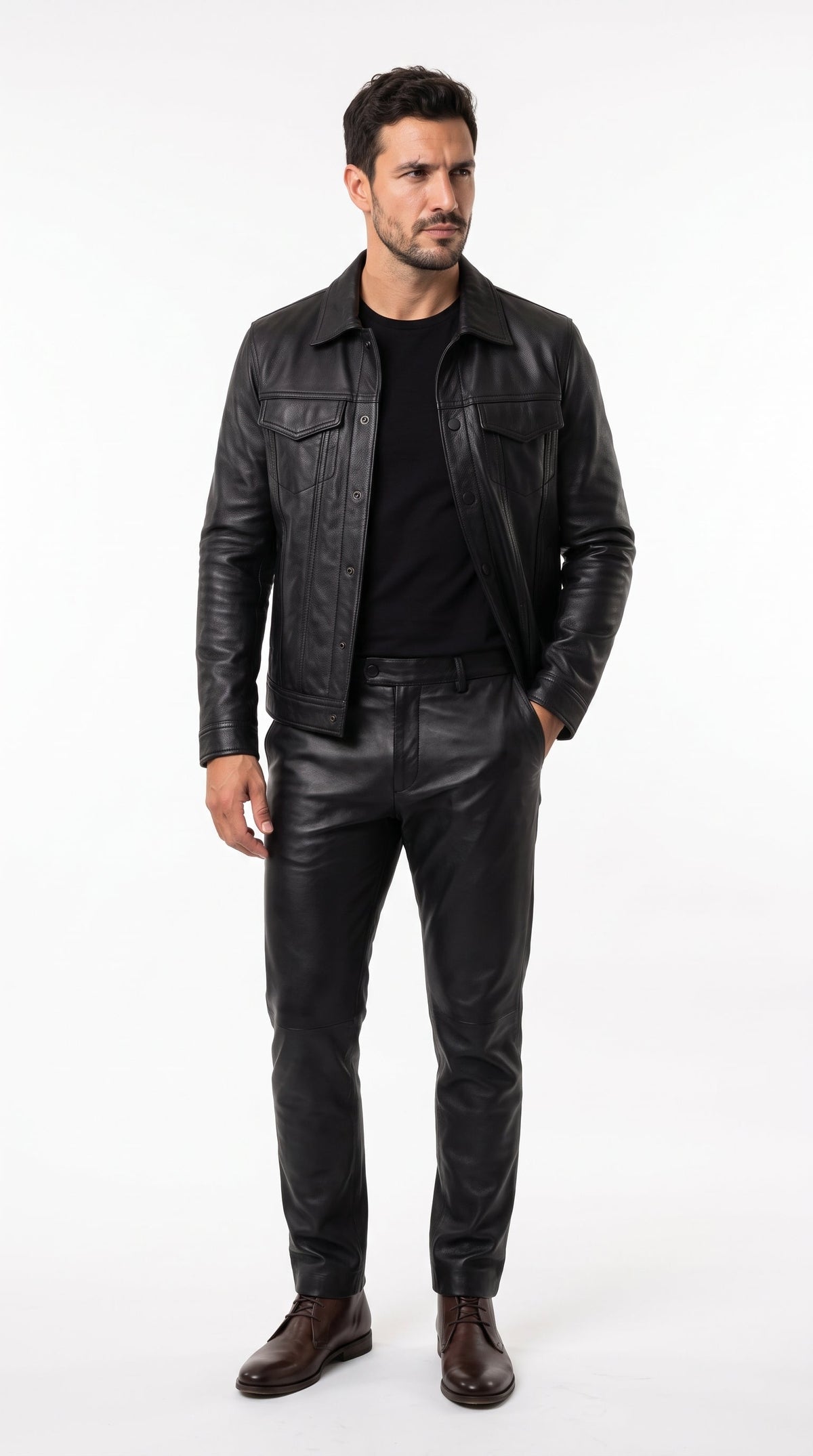 Alfredo | Chaqueta de cuero PU