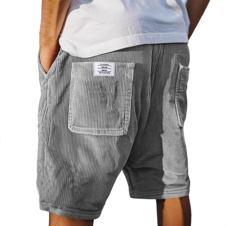 Pantalones cortos de terciopelo chic