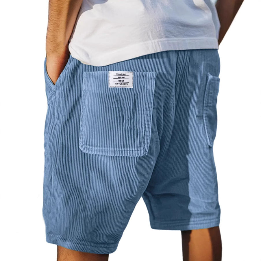 Pantalones cortos de terciopelo chic