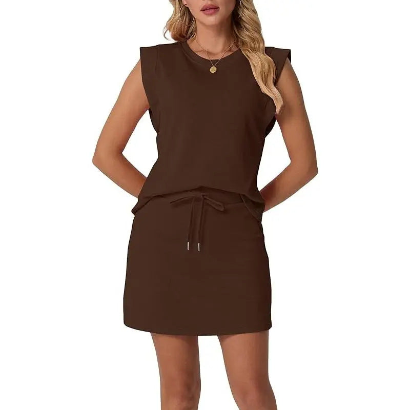 Perla | Conjunto de top moderno y falda ajustable