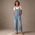 Mae | Peto vintage de algodón suave con efecto vaquero