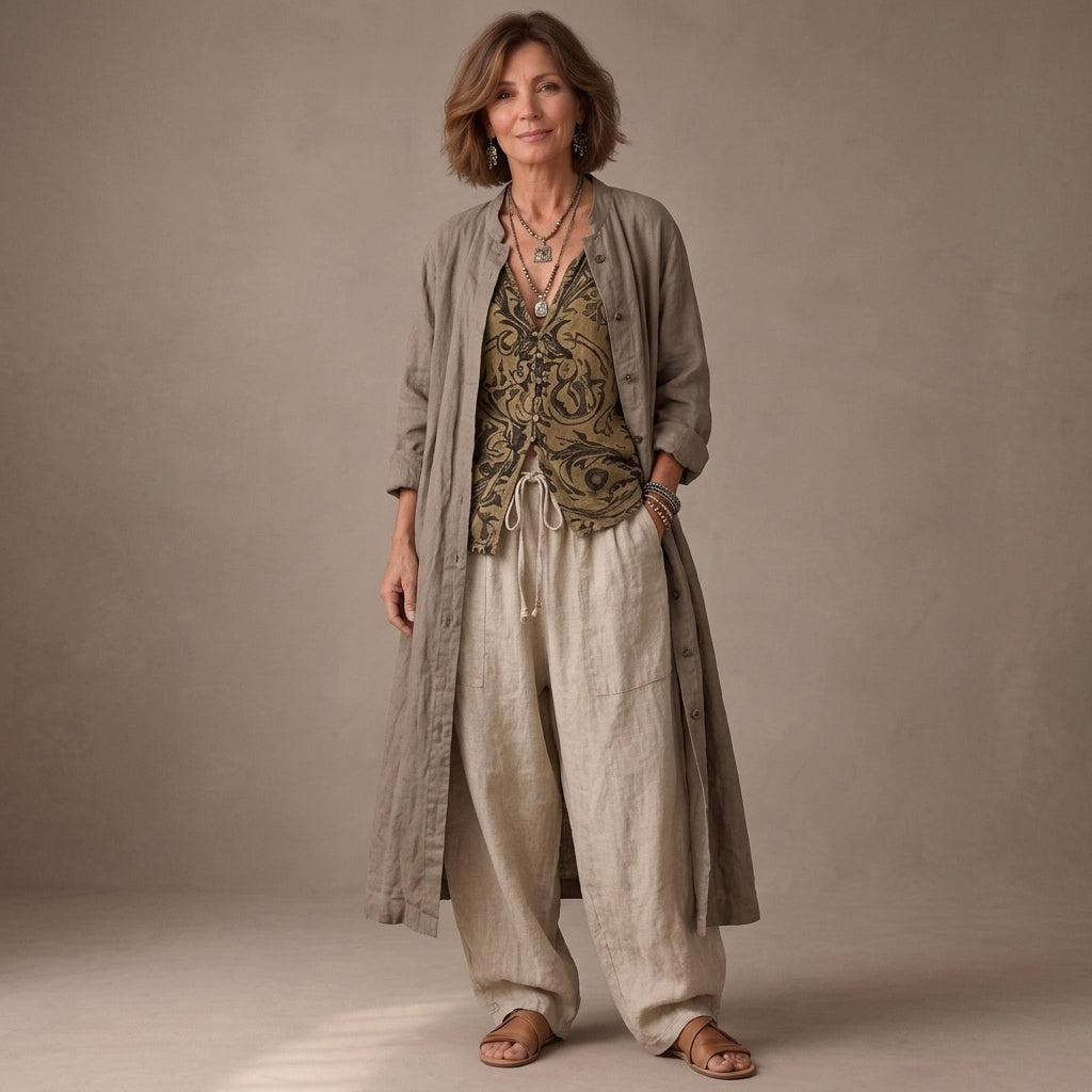 Conjunto Bohemio Fluido con Capas