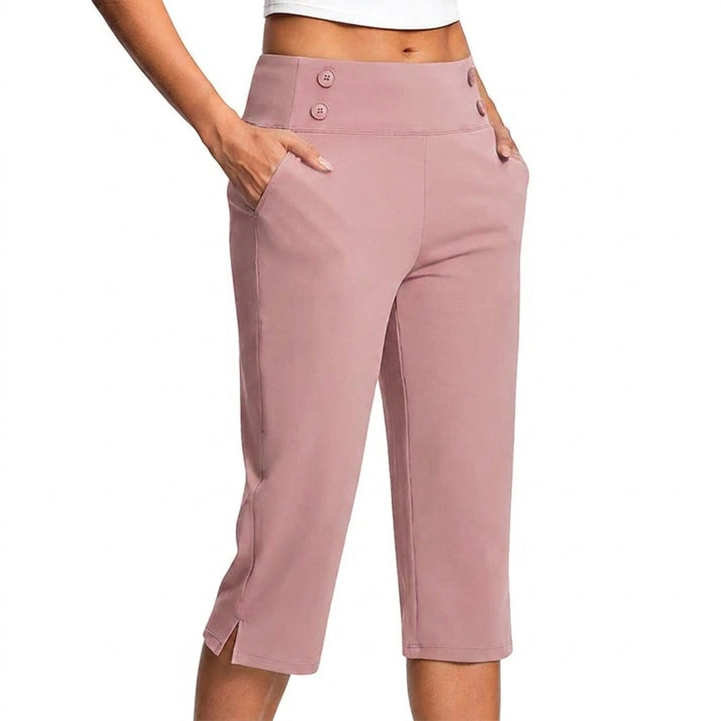 Pantalones de yoga elegantes con efecto moldeador