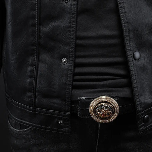 Alfredo | Chaqueta de cuero PU