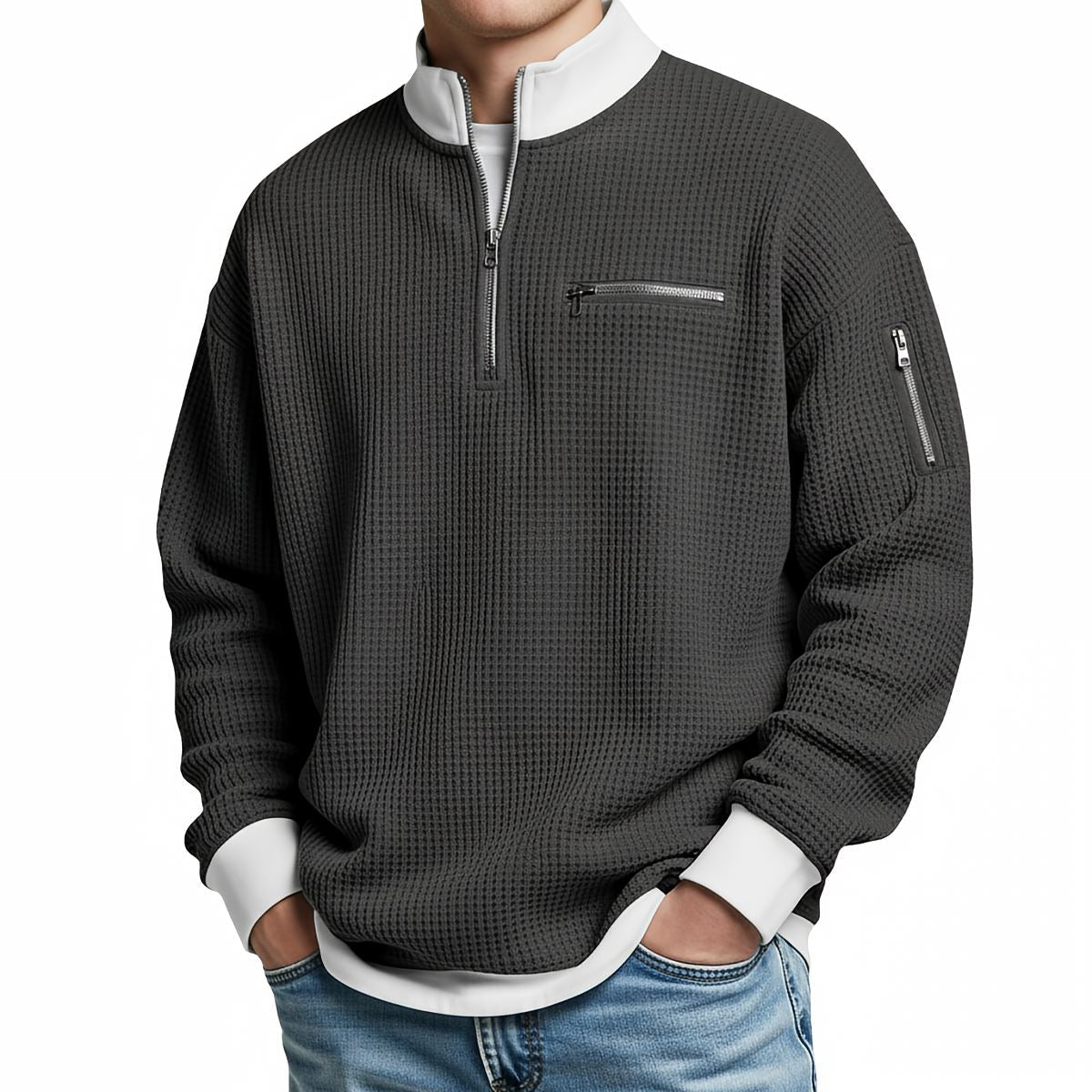 DANIEL |  JERSEY GOFRE MEDIA CREMALLERA