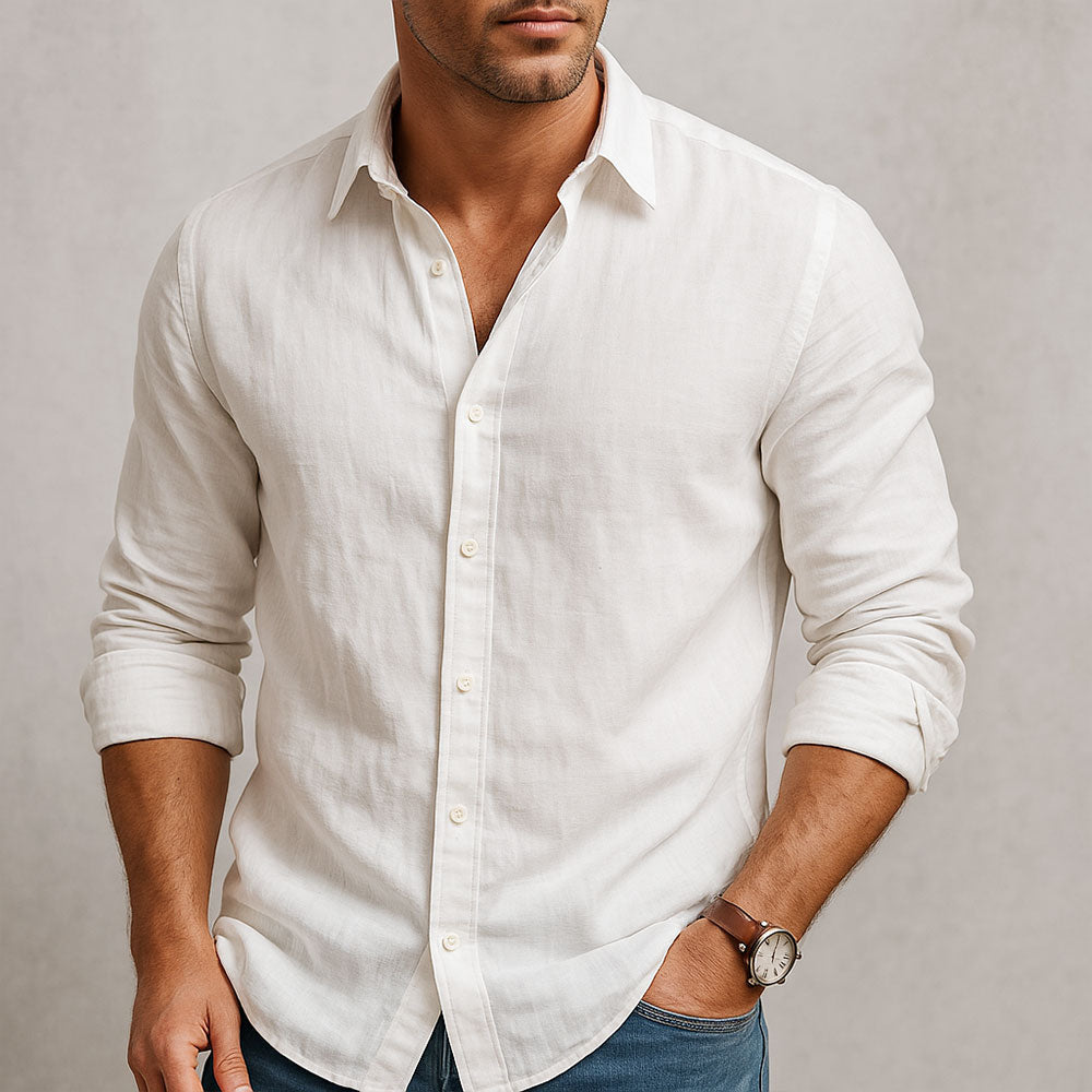 Camisa de lino esencial