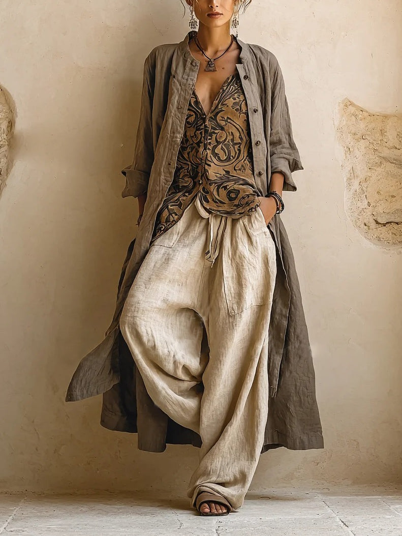 Conjunto Bohemio Fluido con Capas