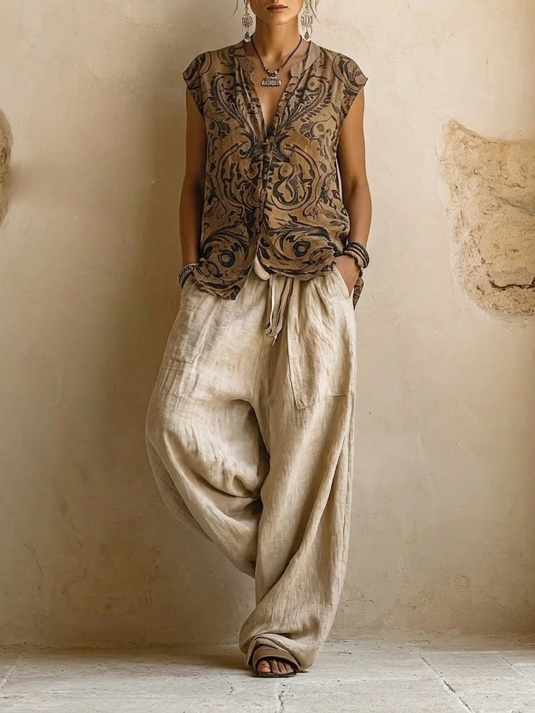 Conjunto Bohemio Fluido con Capas