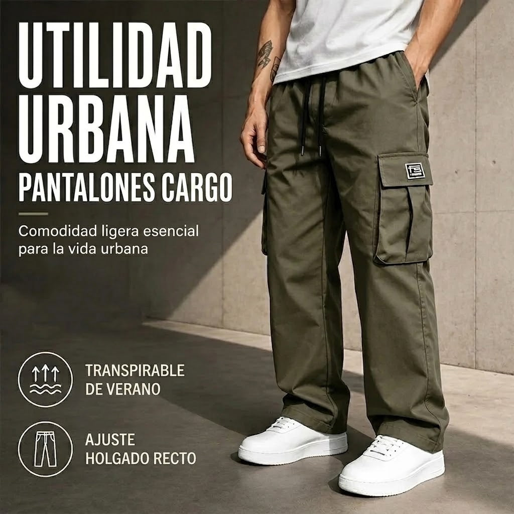 Ivan | Pantalones casuales para hombre de corte holgado- Cómodos, versátiles y con múltiples bolsillos