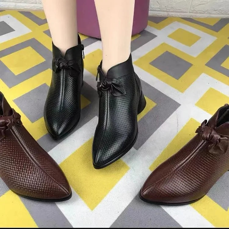 Ursula | Zapatos de mujer de moda de cuero PU con tacón alto