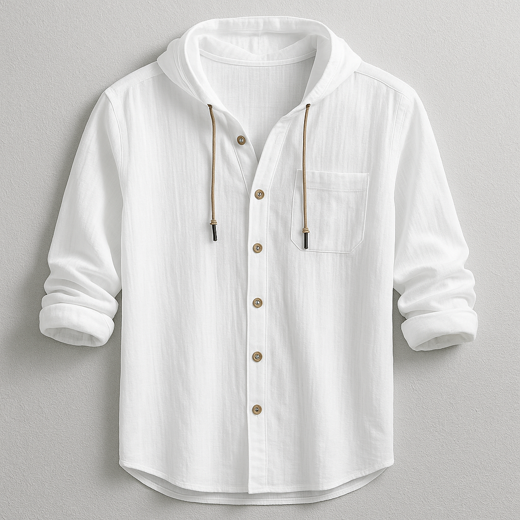 Camisa de lujo con capucha