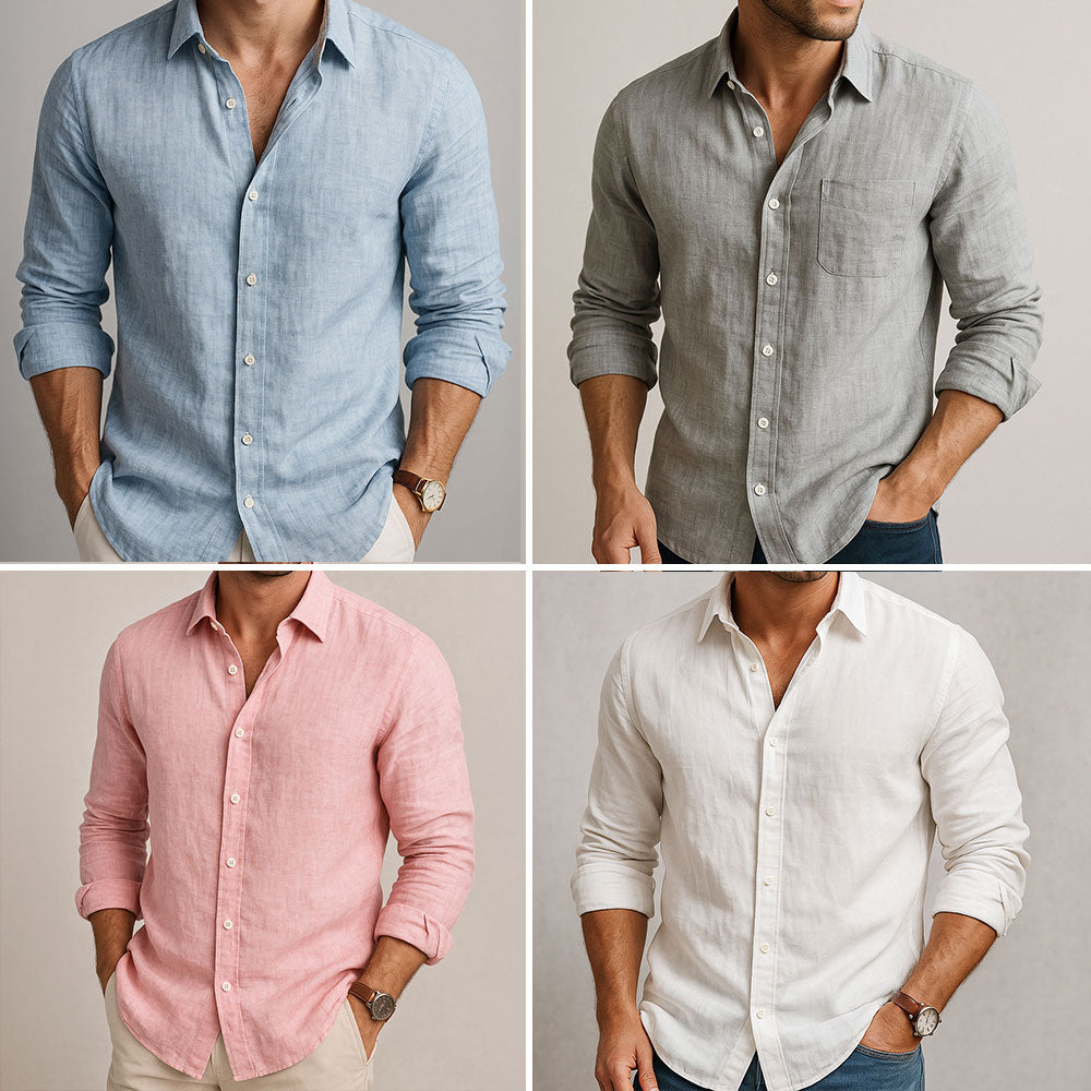 Camisa de lino esencial