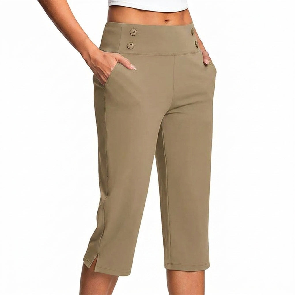 Pantalones de yoga elegantes con efecto moldeador