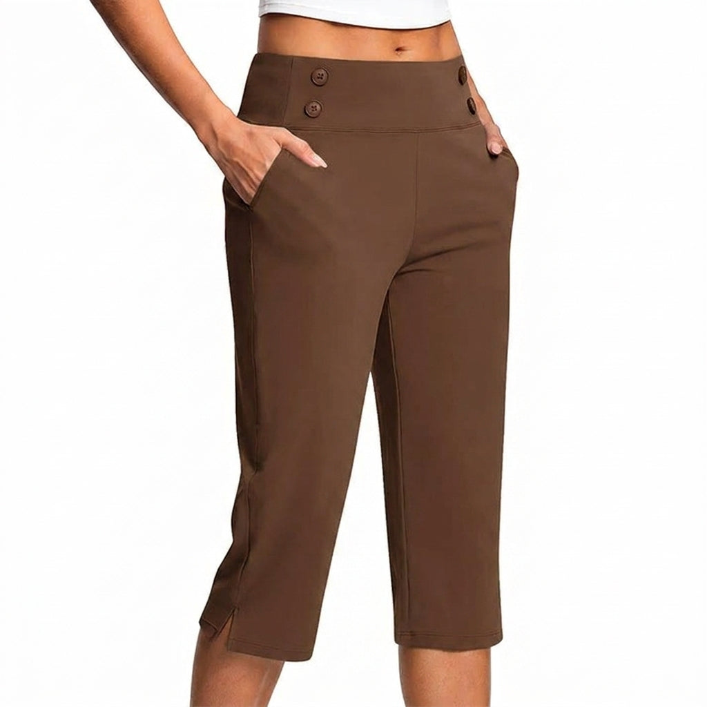 Pantalones de yoga elegantes con efecto moldeador