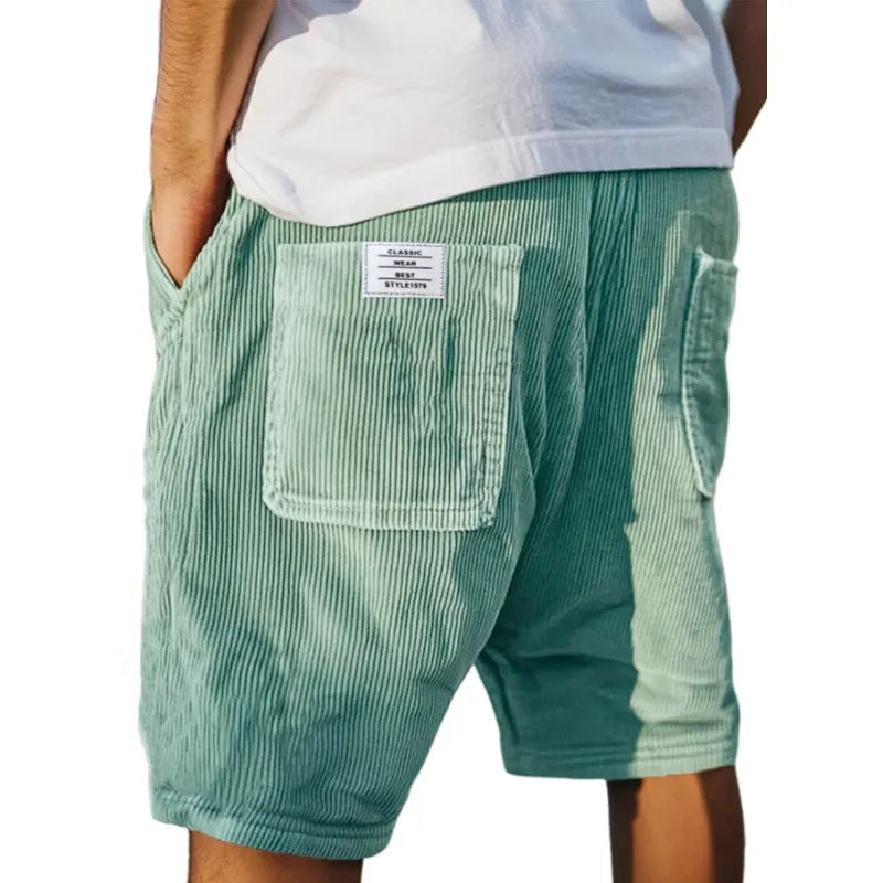 Pantalones cortos de terciopelo chic