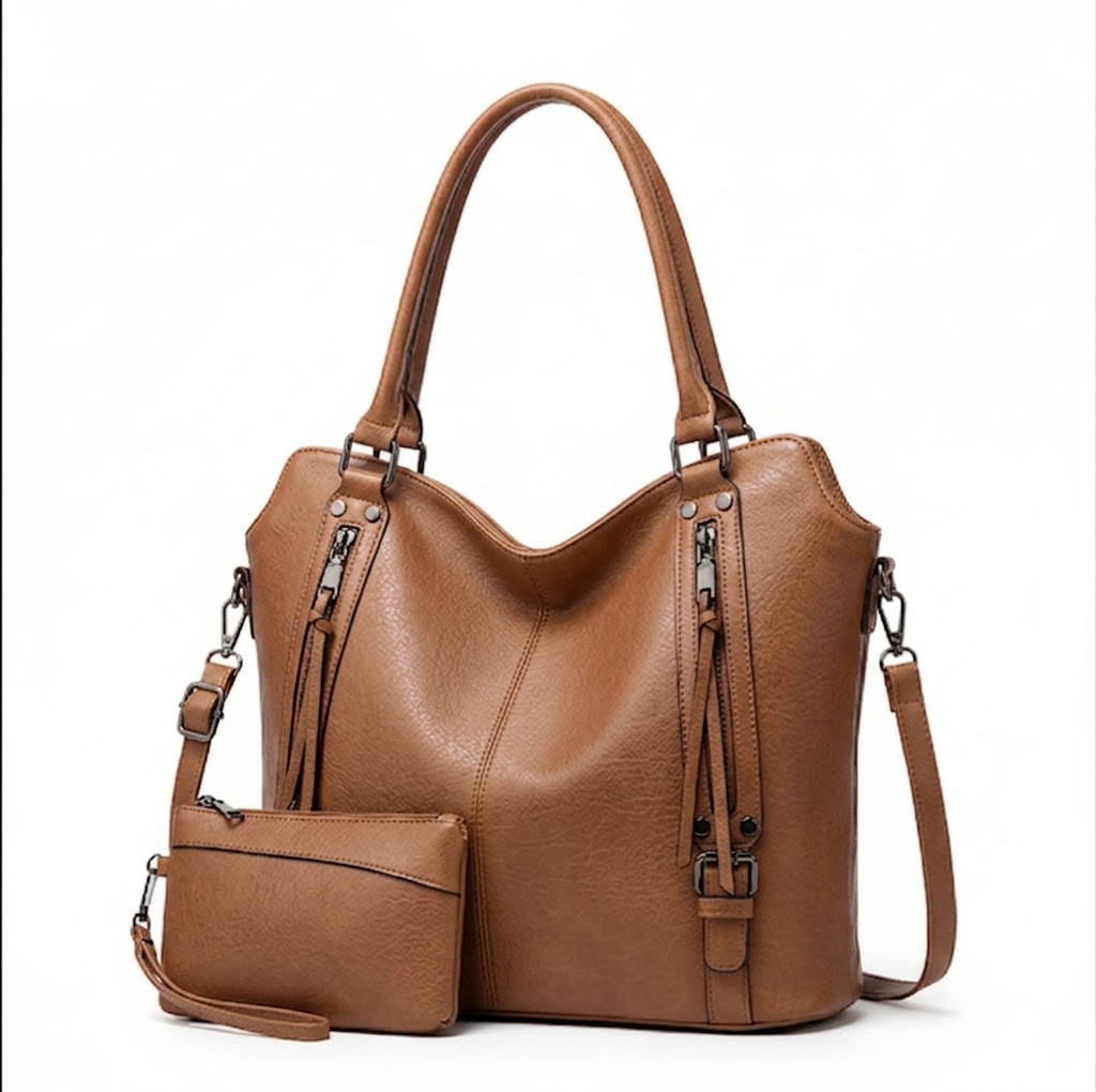 Gioia| Shopper para mujer de cuero PU – Versátil, con prácticos compartimentos.