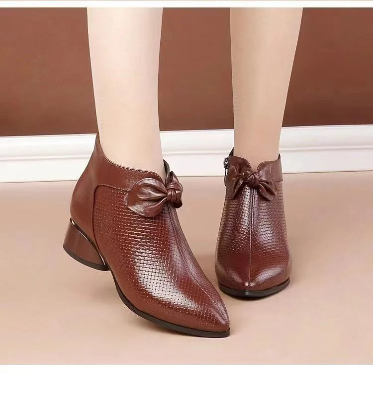 Ursula | Zapatos de mujer de moda de cuero PU con tacón alto
