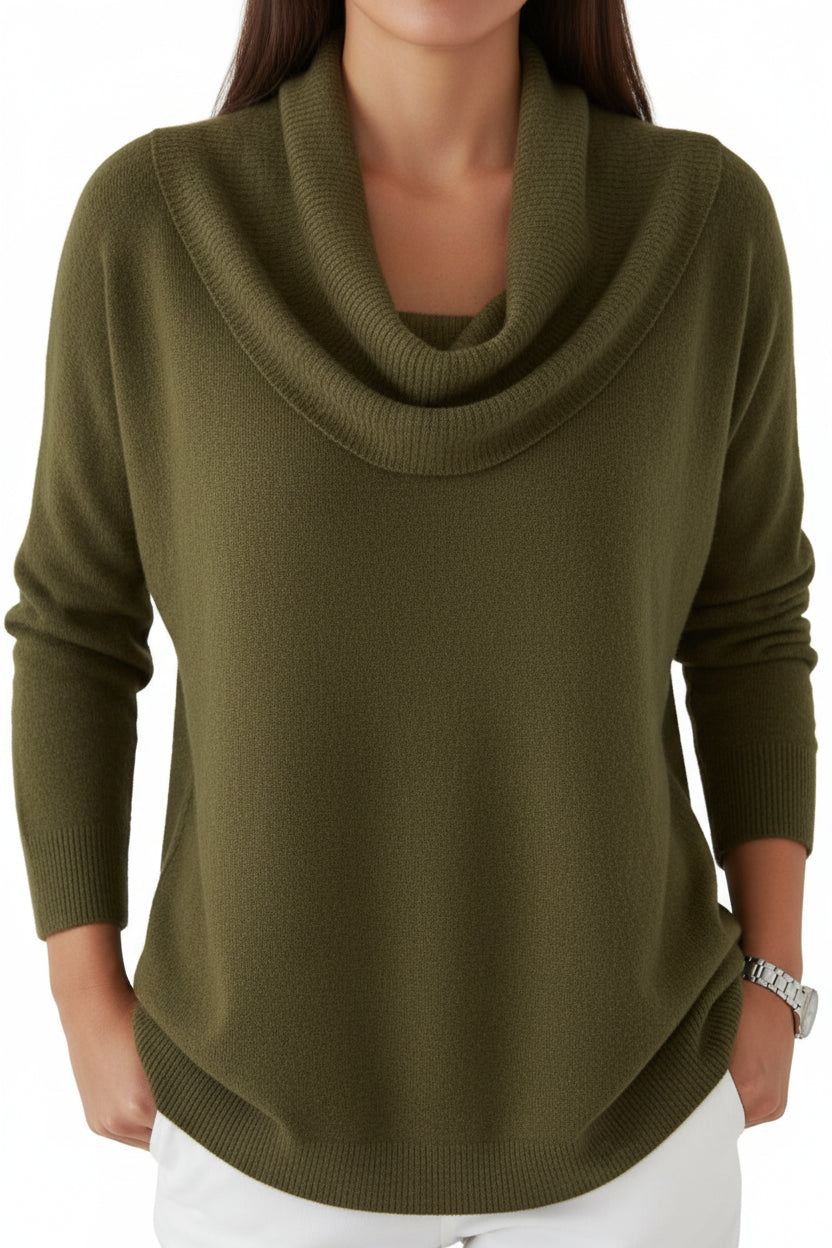 Ayla |  Jersey de cuello vuelto elegante y cómodo para mujer