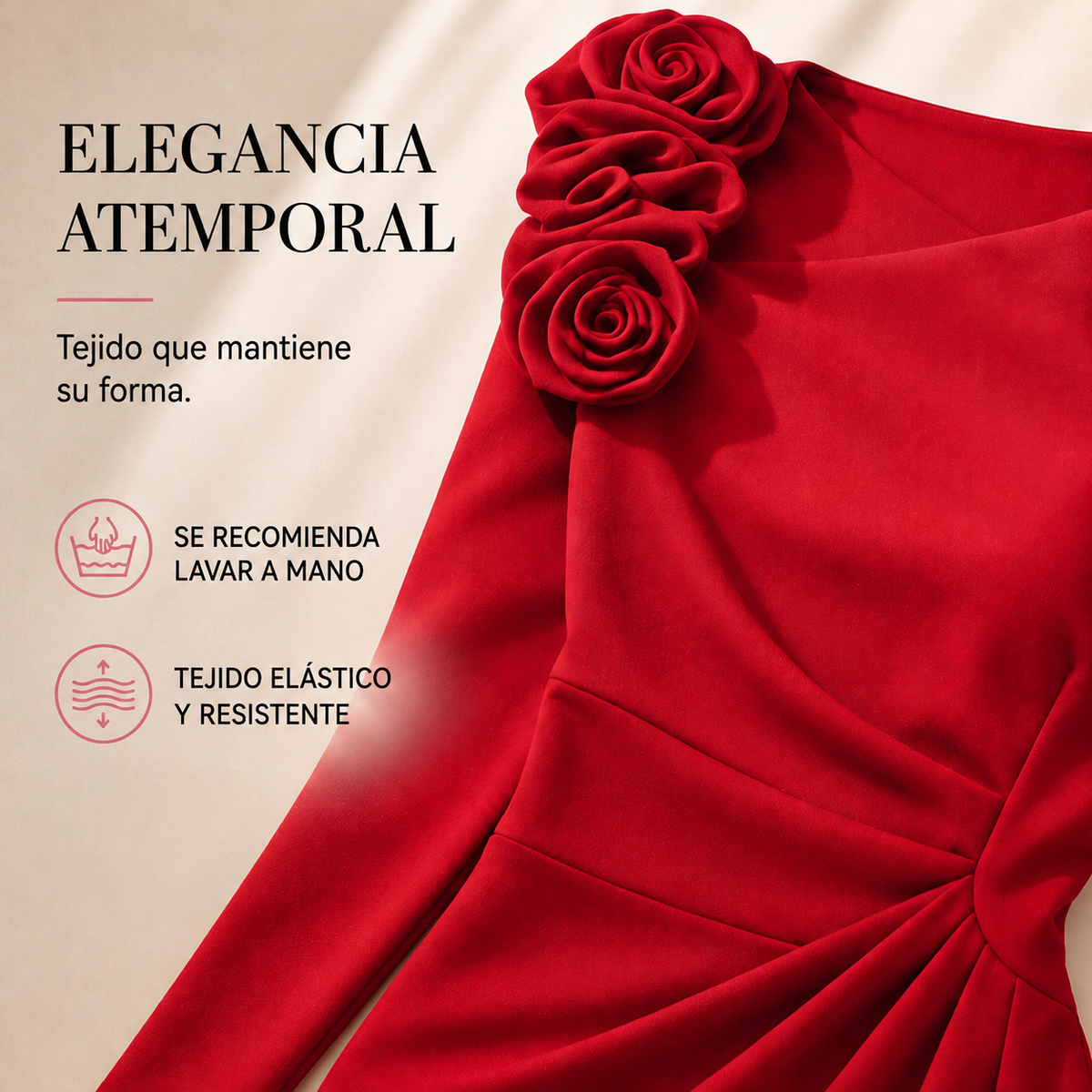 Cuidados del vestido y tejido elástico