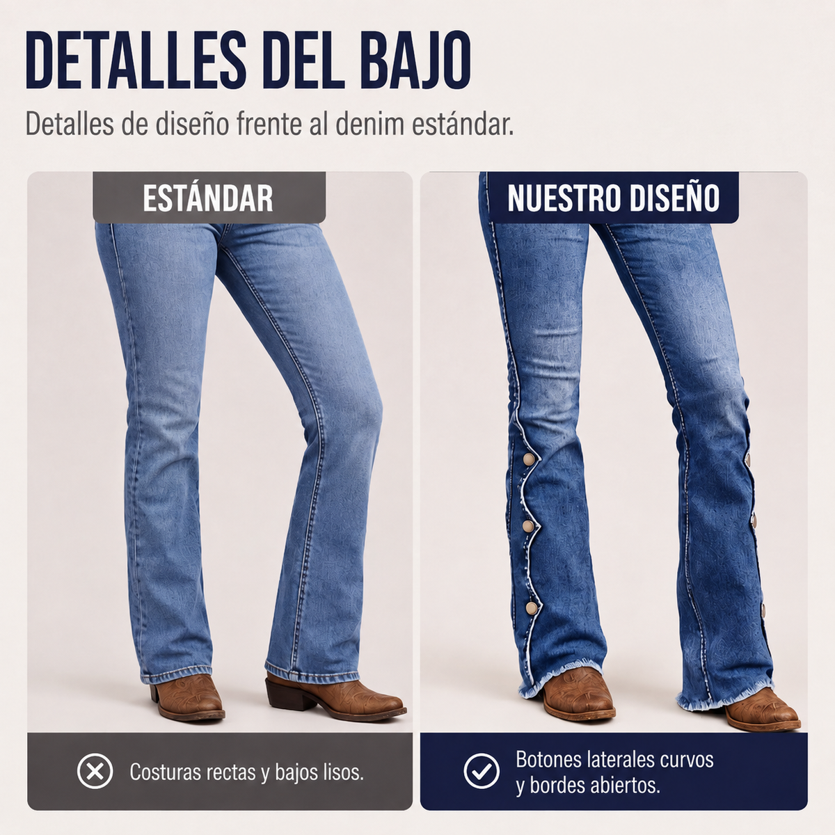 Comparativa de detalles del bajo