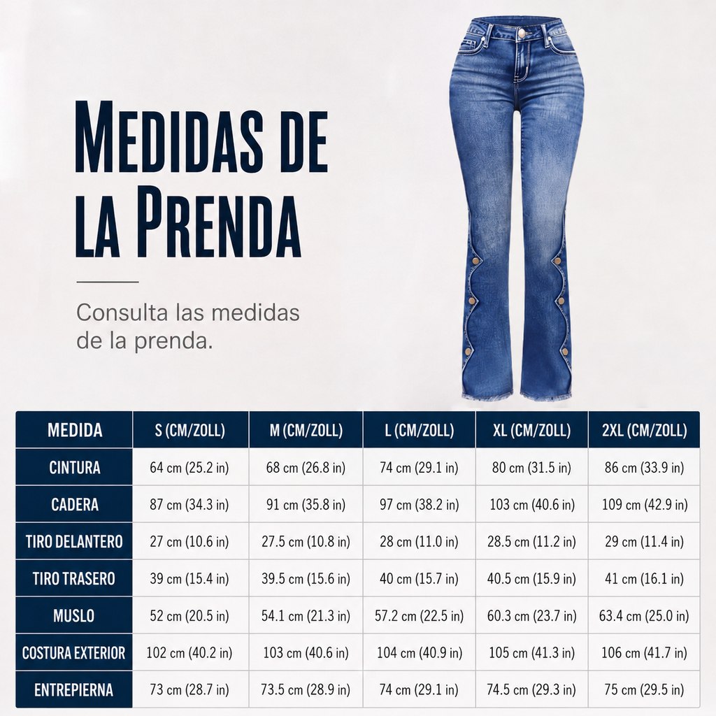 Medidas de la prenda